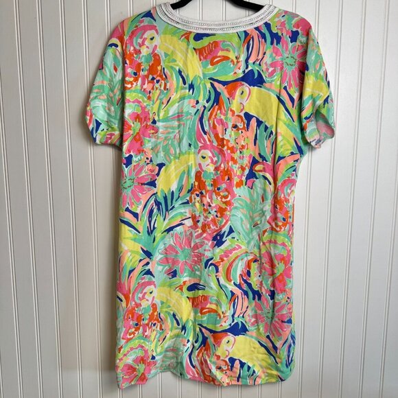 Lilly Pulitzer Harlow Tunic Dress Multicolor, Short Sleeve small J29 - Picture 9 of 9